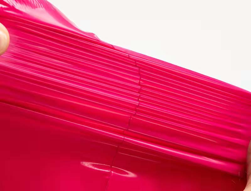 金山玫红色快递袋-05